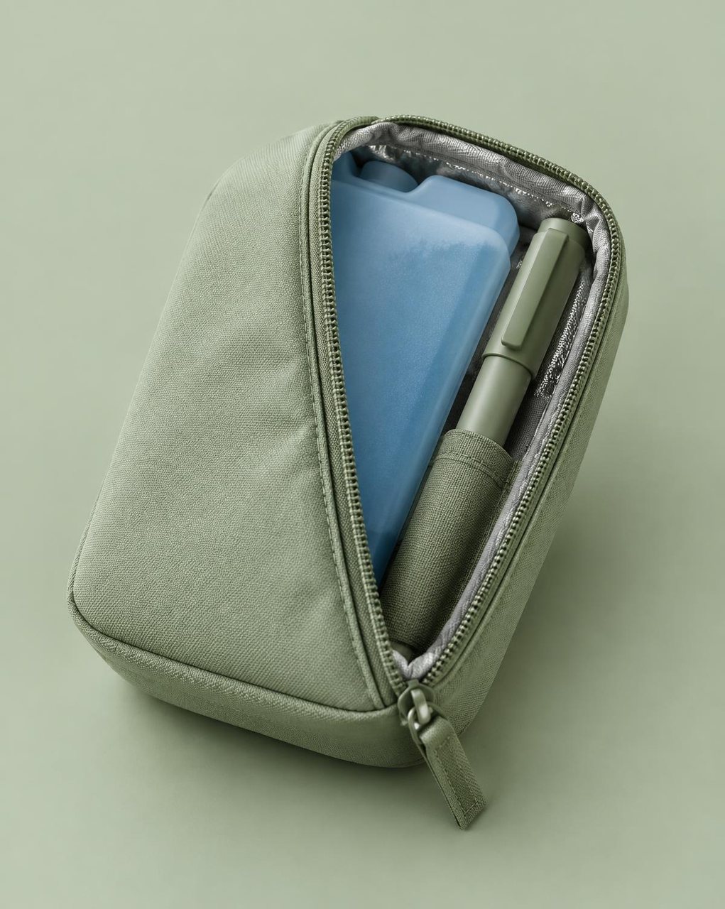 Cooling Pouch on a soft studio backdrop