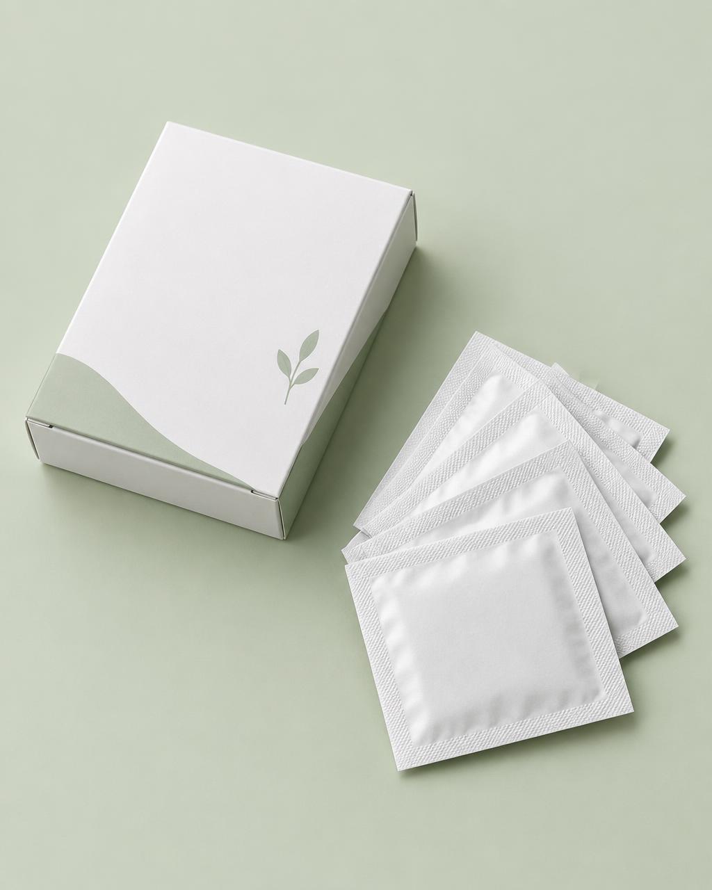 Alcohol Prep Pads / 200 on a soft studio backdrop